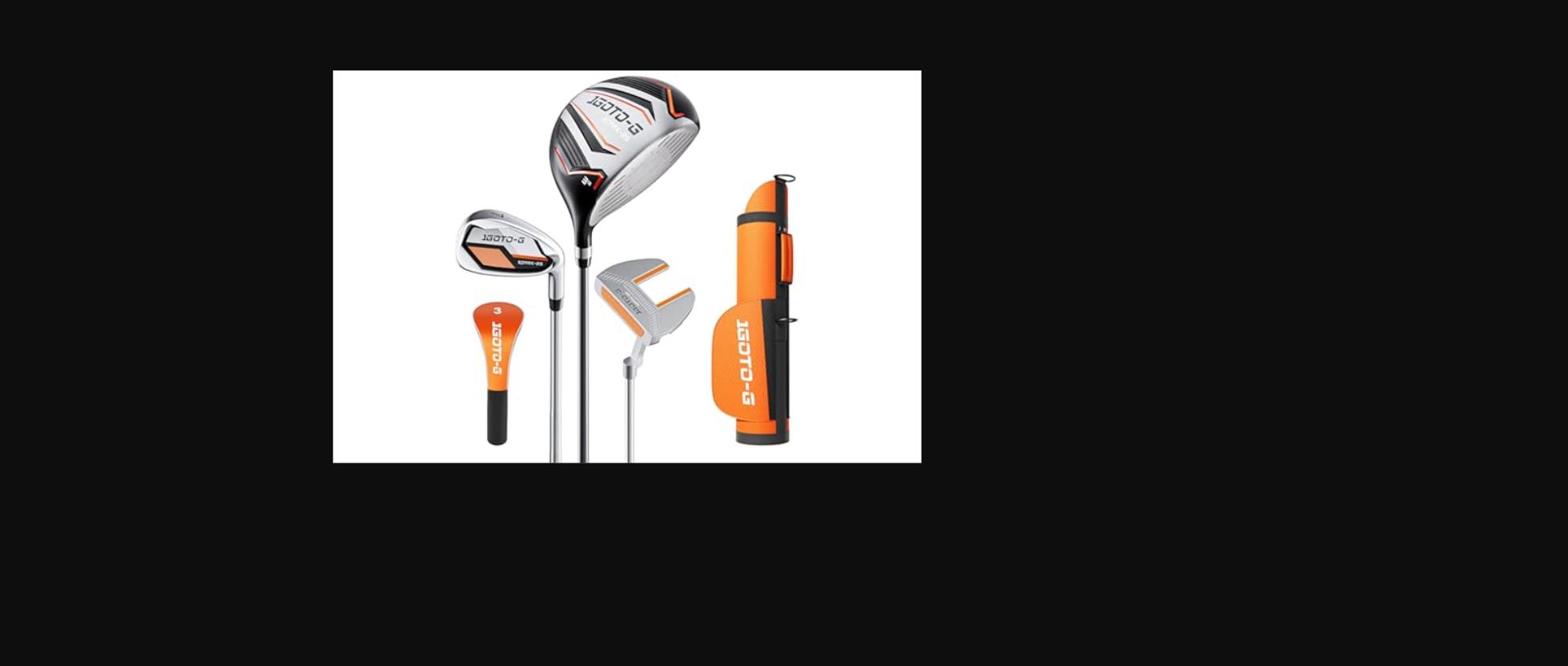 1GoTo-G 5/6/7 Pieces Kids Golf Clubs Set, Ages 3-14