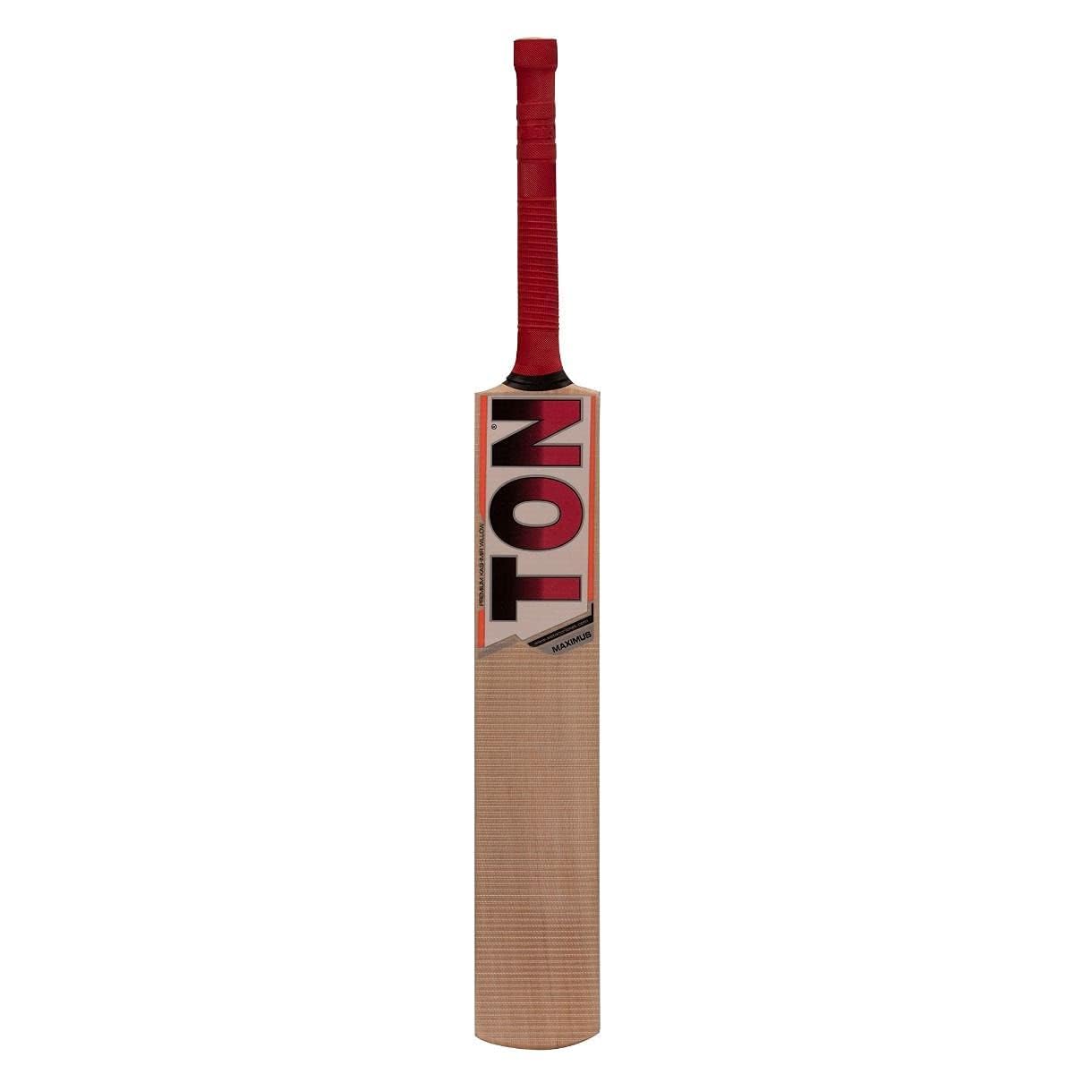SS Ton Kashmir Willow Cricket Bat- Ton Maximus (Cover Included)