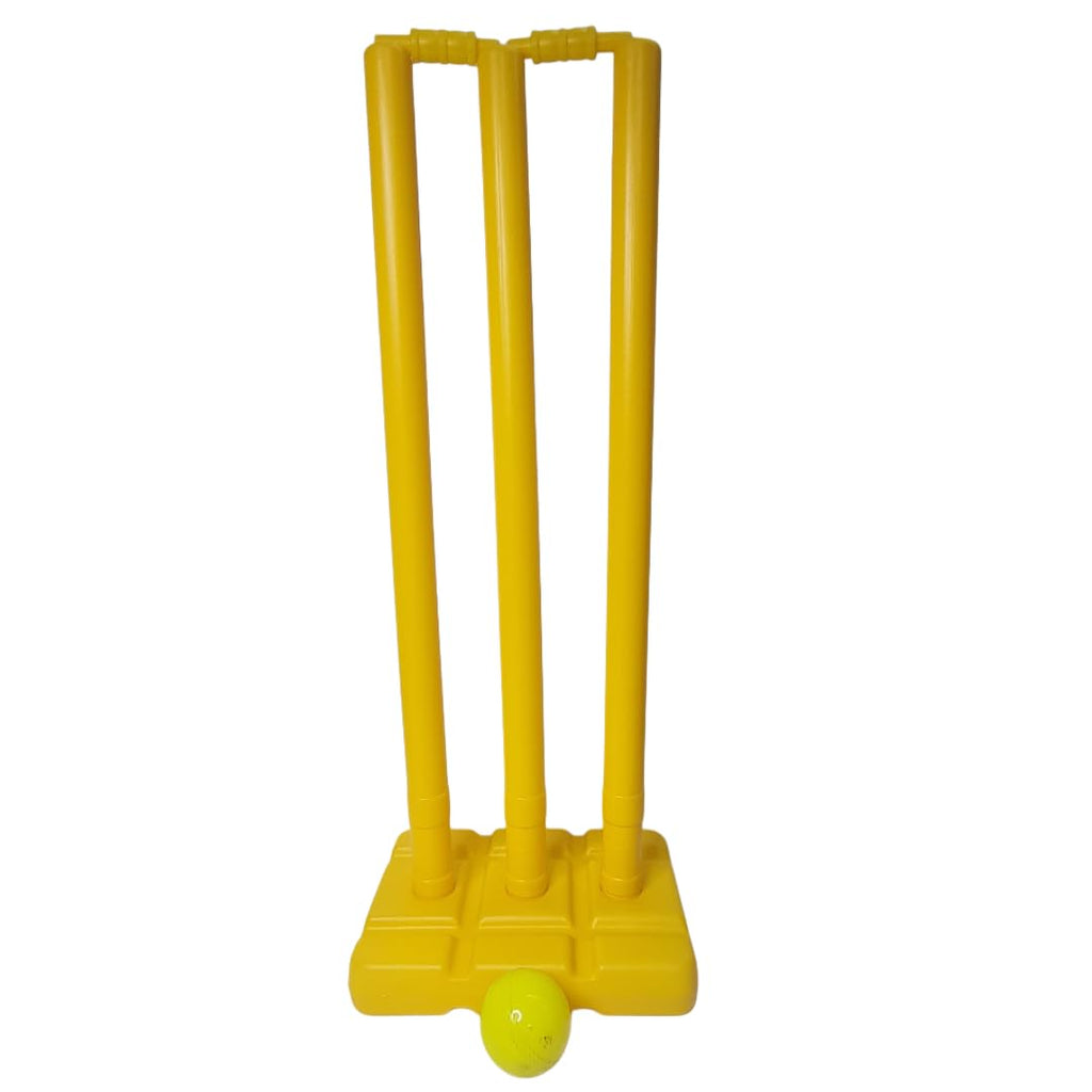 Cricket Bat Set | Plastic Cricket Bat with Ball and Stumps Kids & Adults Cricket
