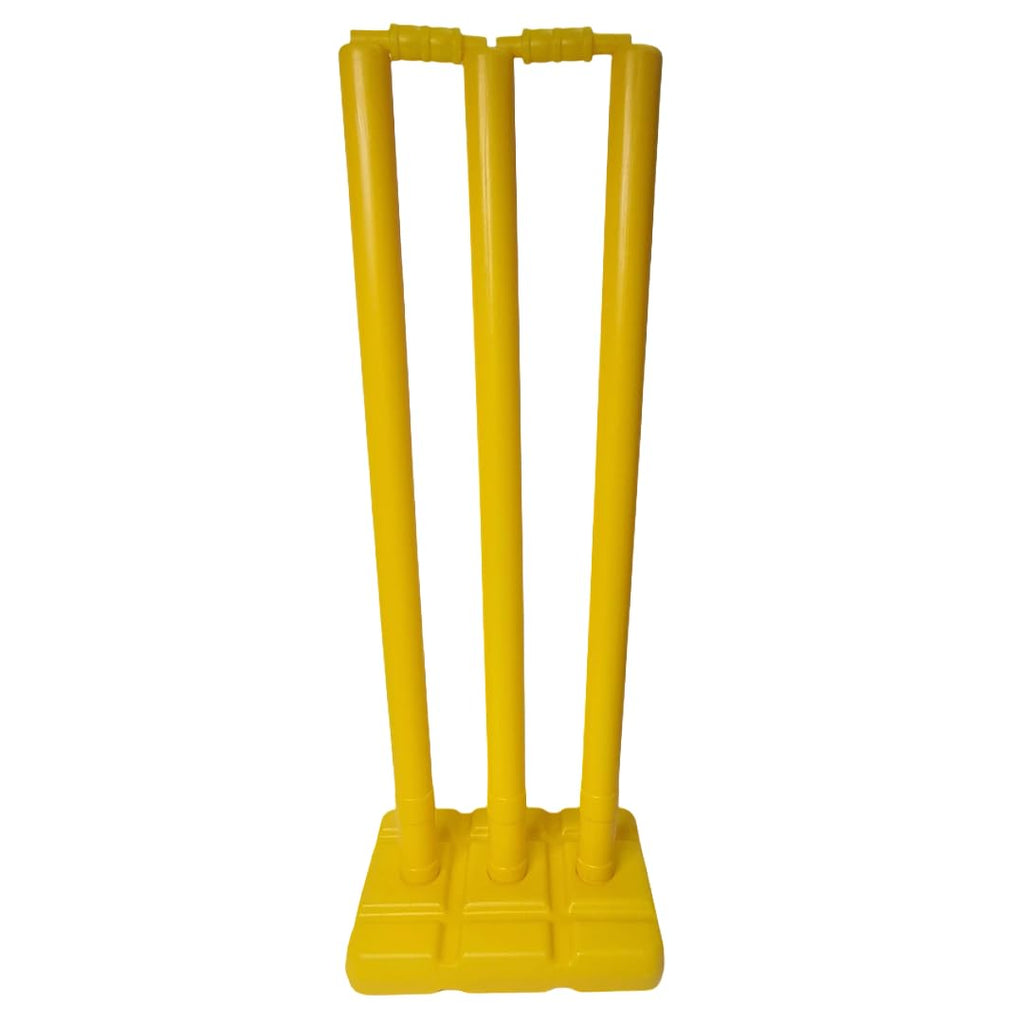 Cricket Bat Set | Plastic Cricket Bat with Ball and Stumps Kids & Adults Cricket