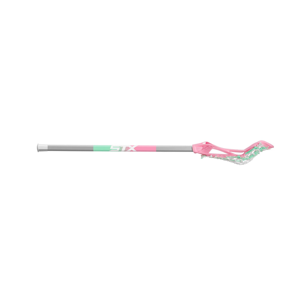 STX Lacrosse Girls Crux Jr. Complete Stick, Pink