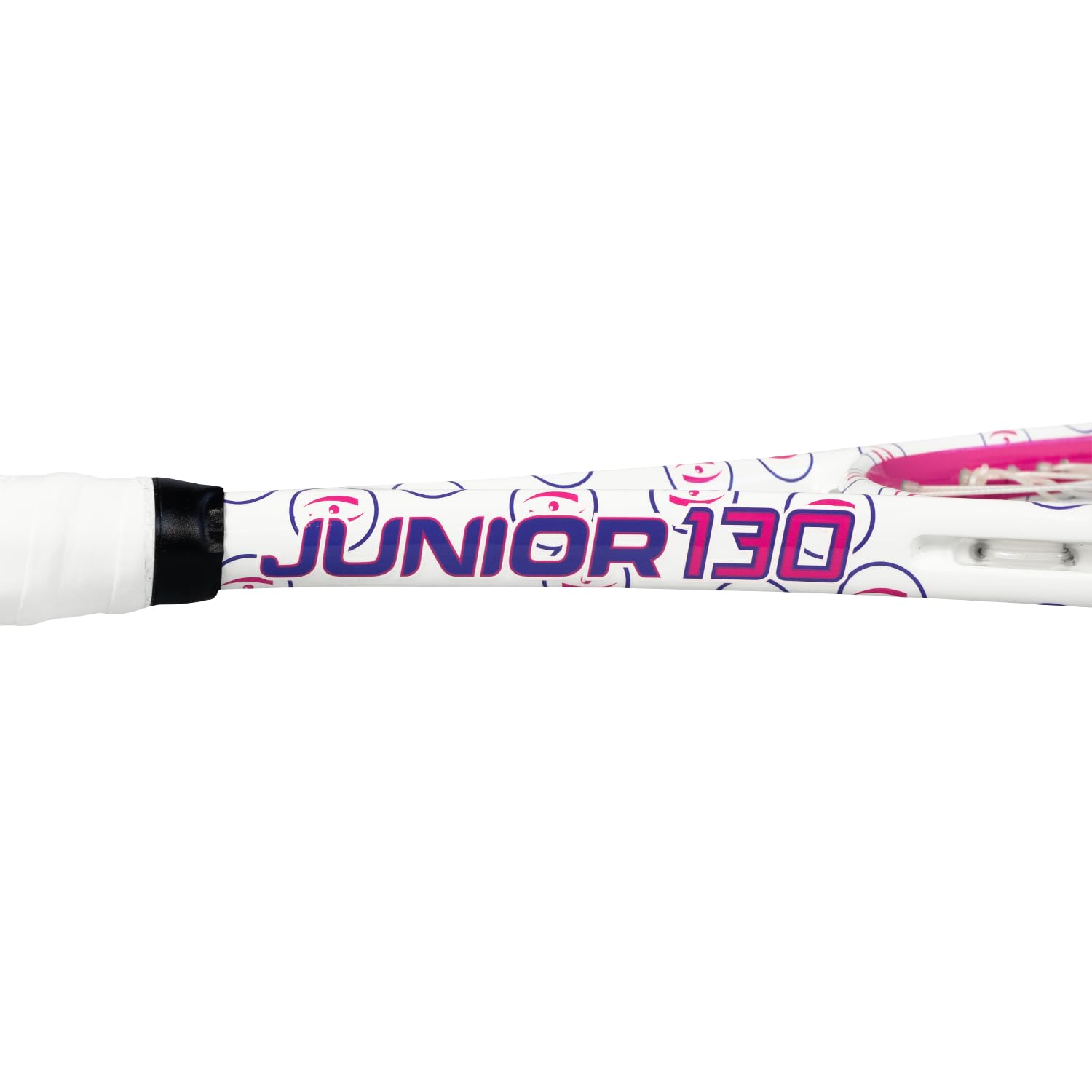 Harrow Junior 130 Squash Racquet (White/Pink/Purple)