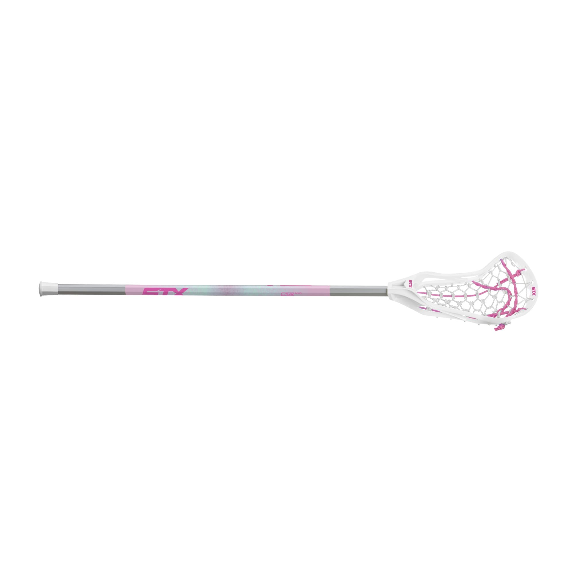 STX Crux 100 Girl's Lacrosse Stick, White