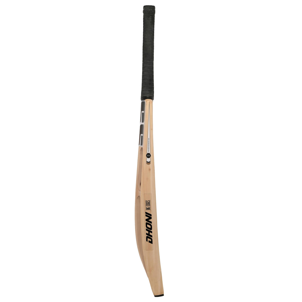 SS Cricket DHONI Strike 7 Premium Kashmir Willow Leather Ball Cricket bat ' Adult Size - Short Handle