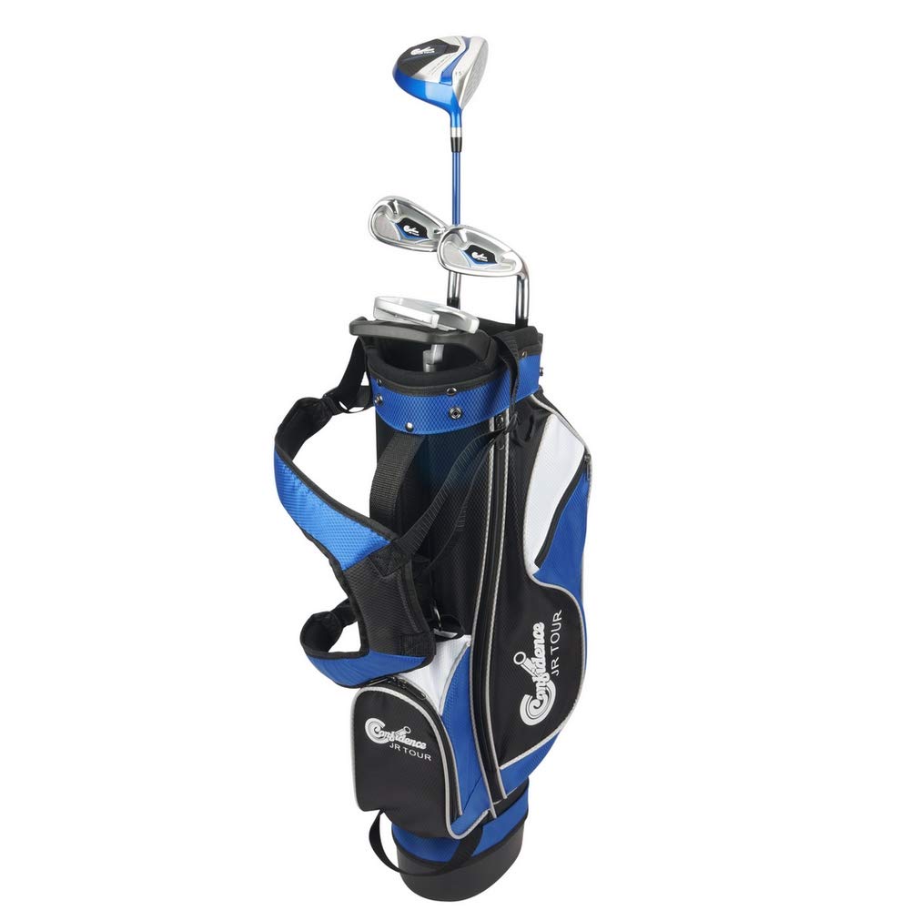 Confidence Golf Junior Golf Clubs Set for Kids Age 8-12 (4' 6" to 5' 1" Tall)
