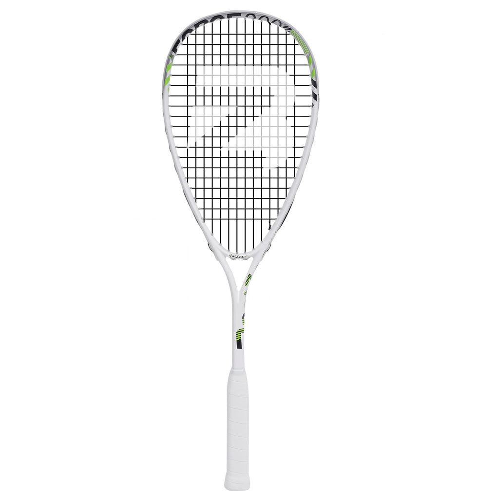 BatZoom Squash Racket for Beginners – Heavy Duty Training Squash Racquet for Adults, Pre-Strung with Comfortable Grip & Shock Absorption - Includes Carrying Bag