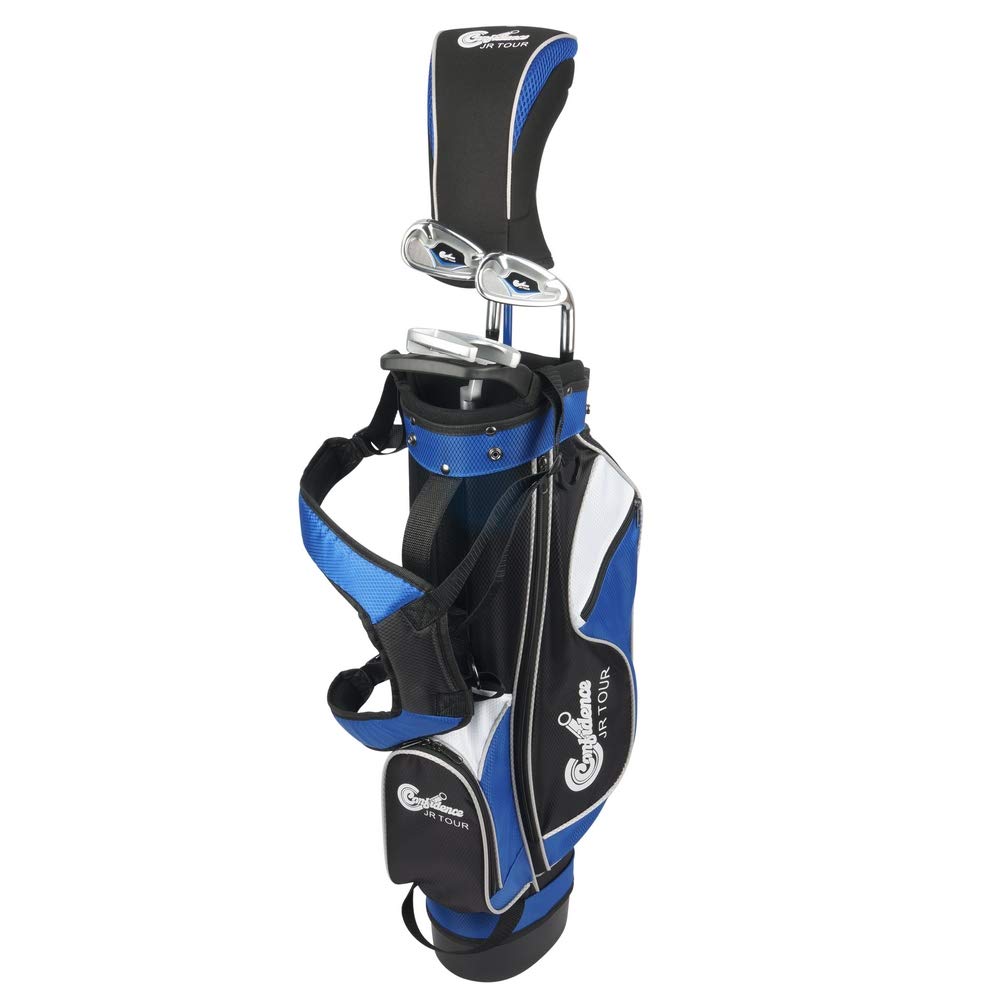 Confidence Golf Junior Golf Clubs Set for Kids Age 8-12 (4' 6" to 5' 1" Tall)