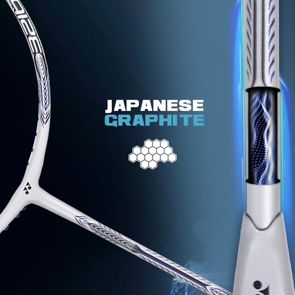 Yonex Badminton Racquet Astrox Attack 9 Pearl White G4 4U(80GMS-32LBS) (Made in India)