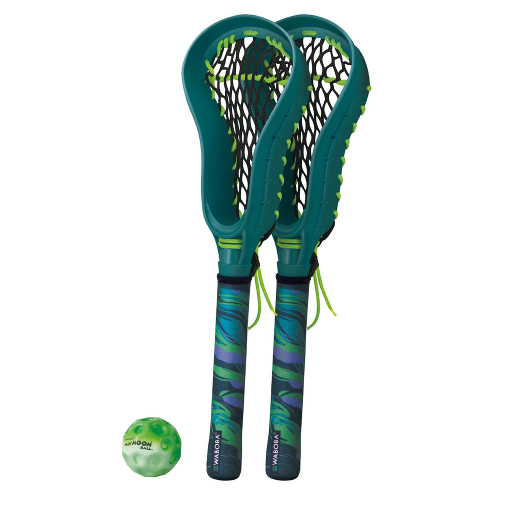 Waboba Mini Lacrosse Sticks, 17" Outdoor Practice Starter Set, Catch Game