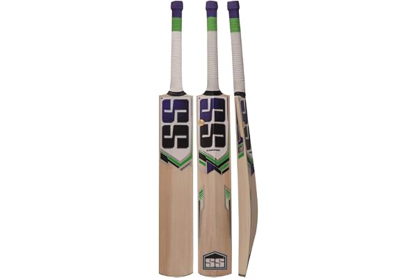 SS Kashmir Willow Leather Ball Cricket Bat, Adult