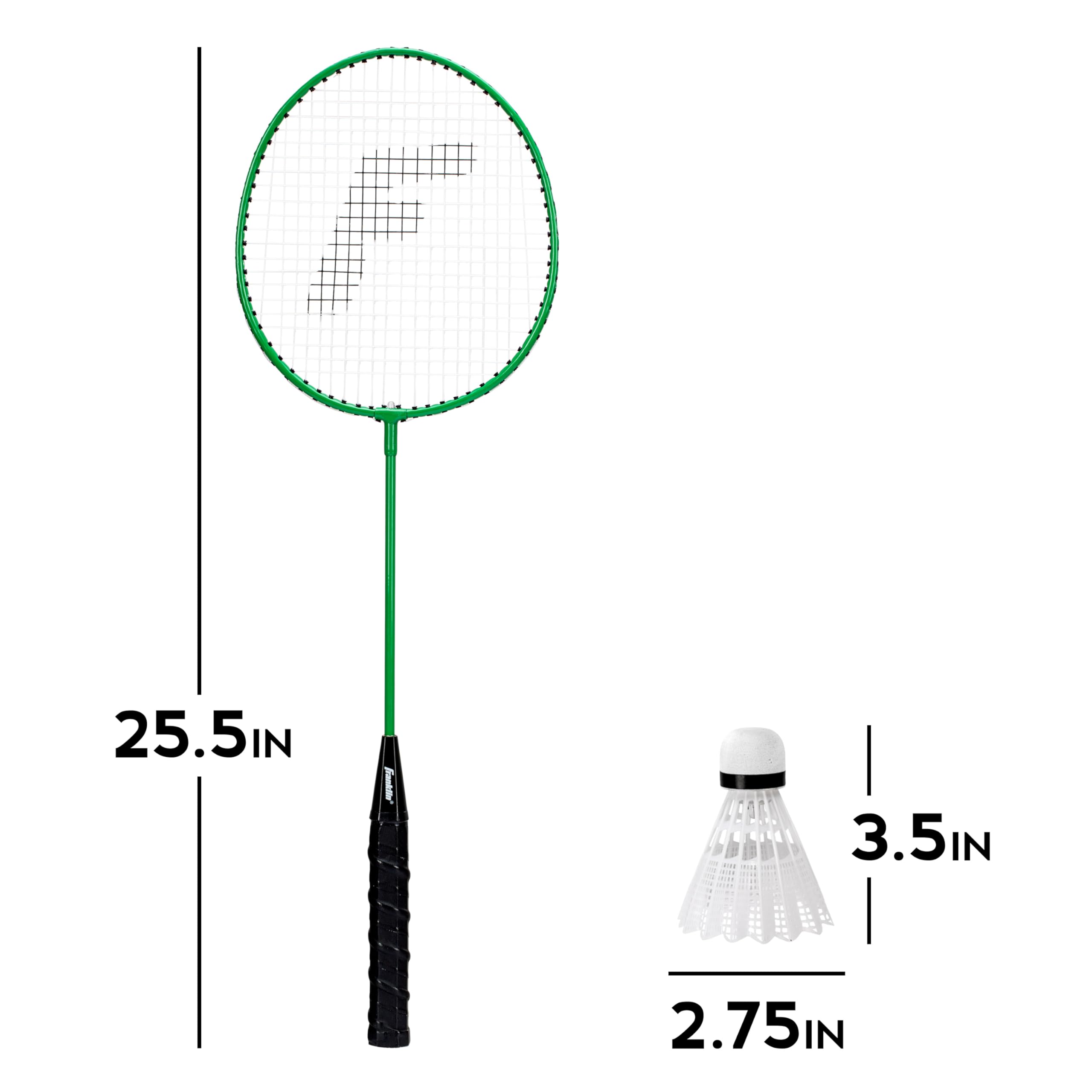 Franklin Sports 2 Player Badminton LED Rackets