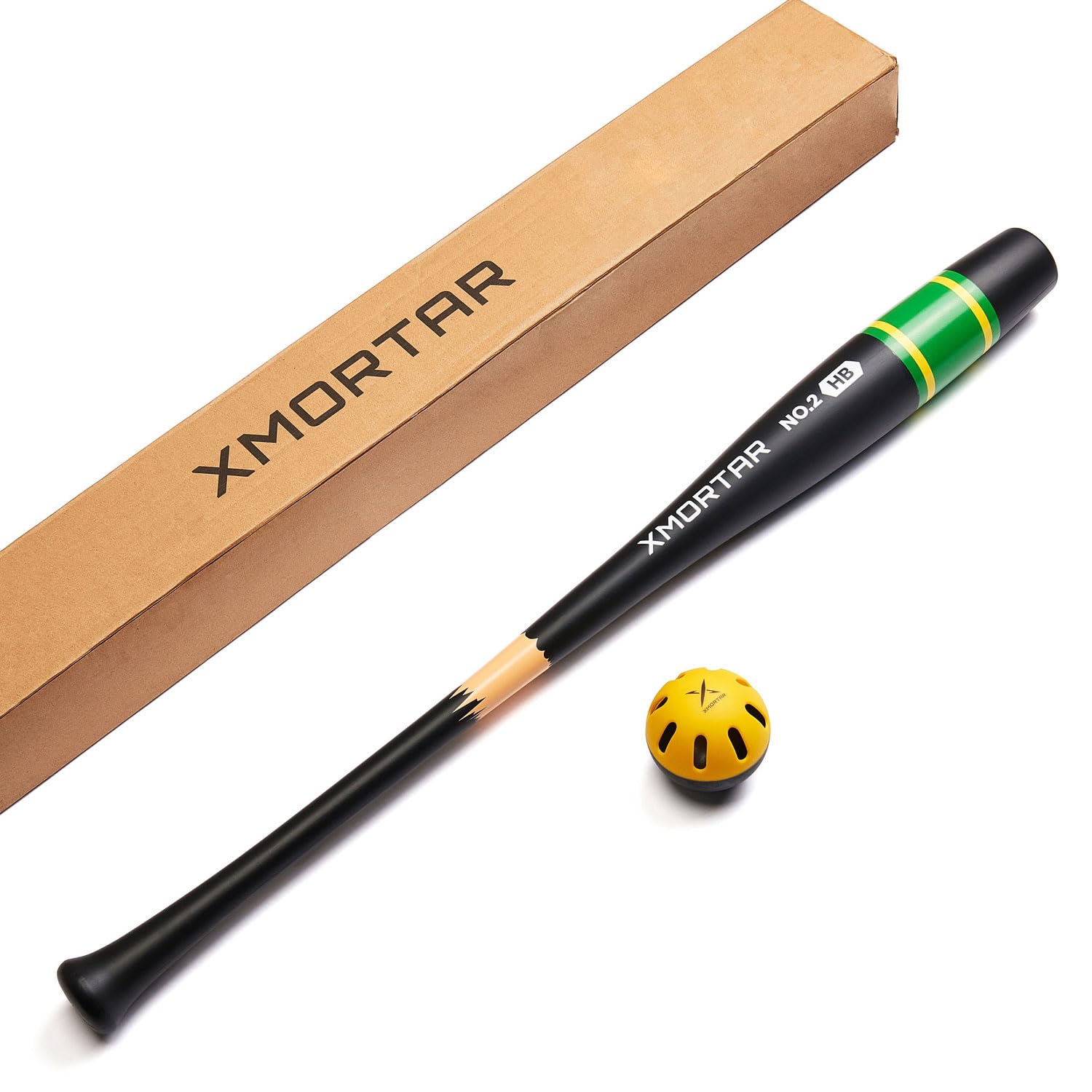 Xmortar T1 Pro Plastic Torpedo Bat for Backyard Baeball Game - 32 in / 12 oz (Black Pencil)