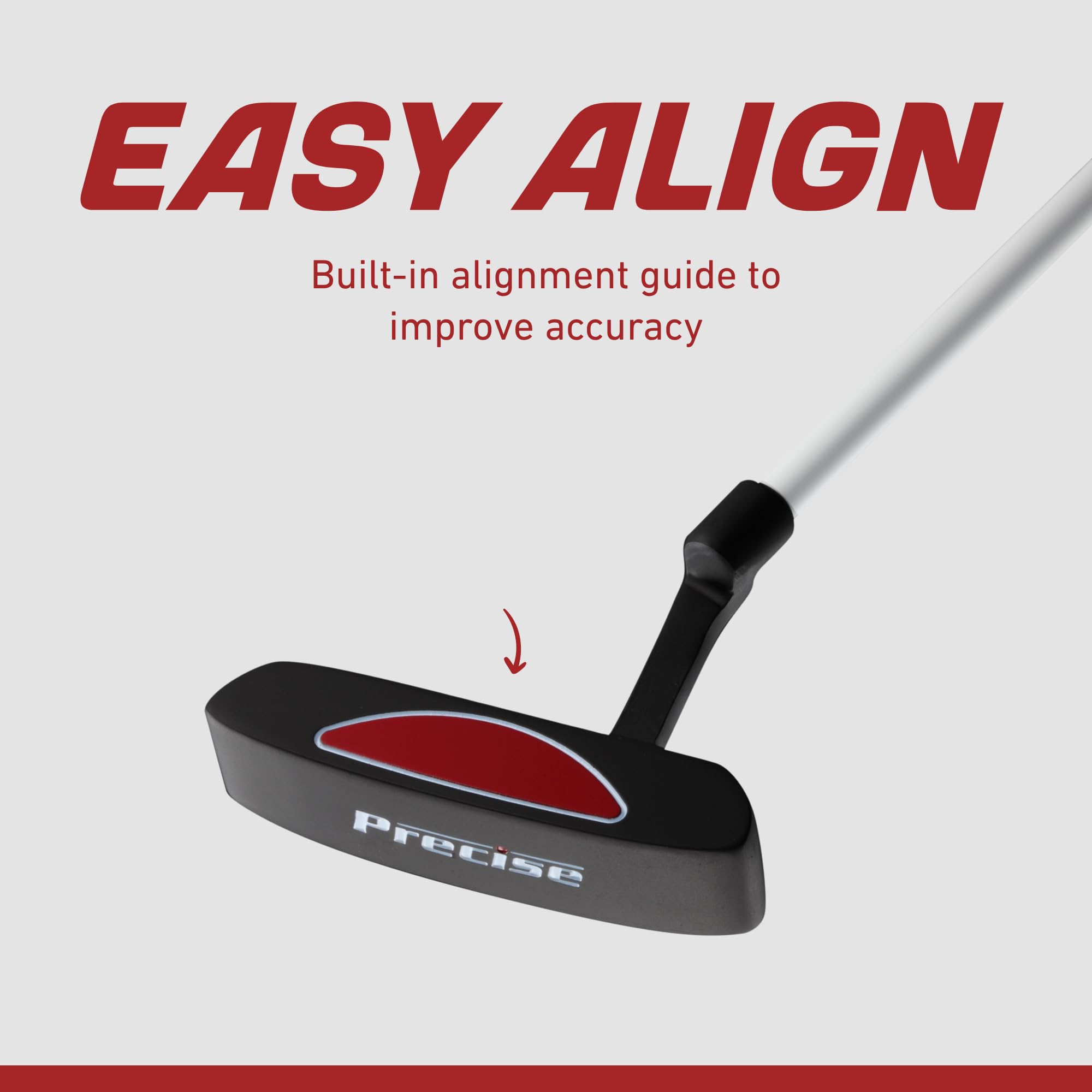 Precise XDJ - Junior Complete Golf Club Set - Red Ages 6-8, Right Hand