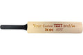 Mini Toy Wooden Signature Cricket Bat