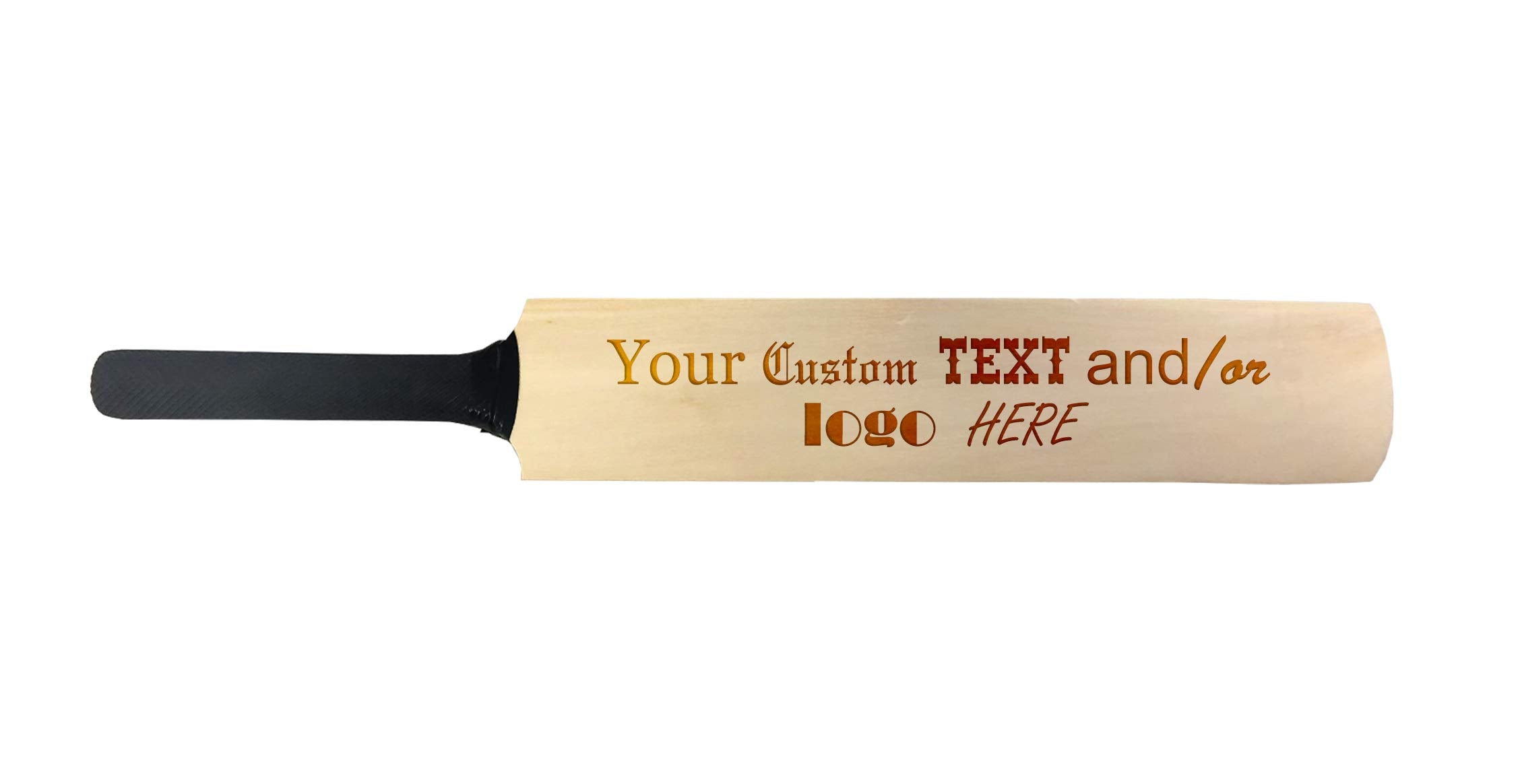 Mini Toy Wooden Signature Cricket Bat with Custom Customized Engraving Personalized Gift