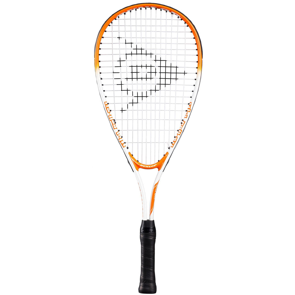 Dunlop Sports Play Junior Squash Racket, Orange/White, 7-10 Years Old, 23.5" Length