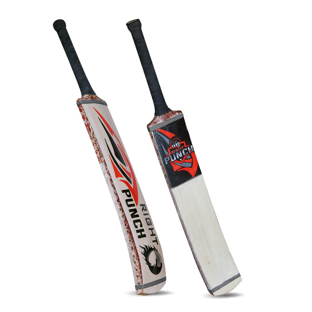 Cricket Bat for Tape Ball and Tennis Ball, Wooden, Short Handle, Adult and Kids Size (Adult)