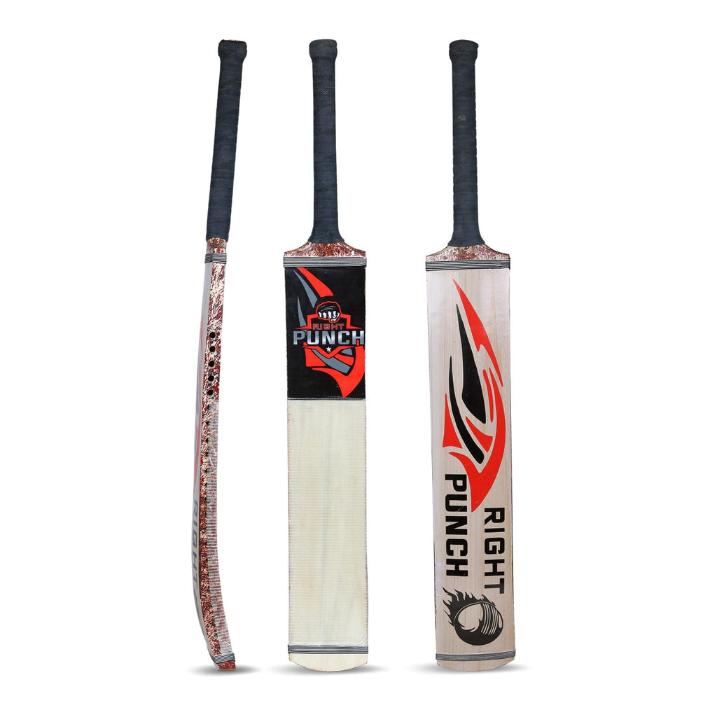 Cricket Bat for Tape Ball and Tennis Ball, Wooden, Short Handle, Adult and Kids Size (Adult)