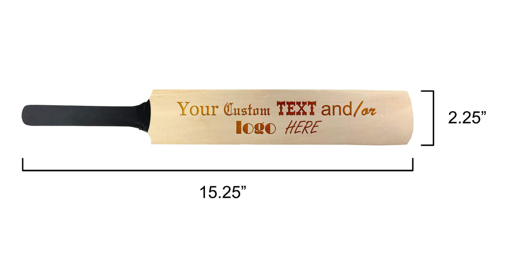 Mini Toy Wooden Signature Cricket Bat with Custom Customized Engraving Personalized Gift