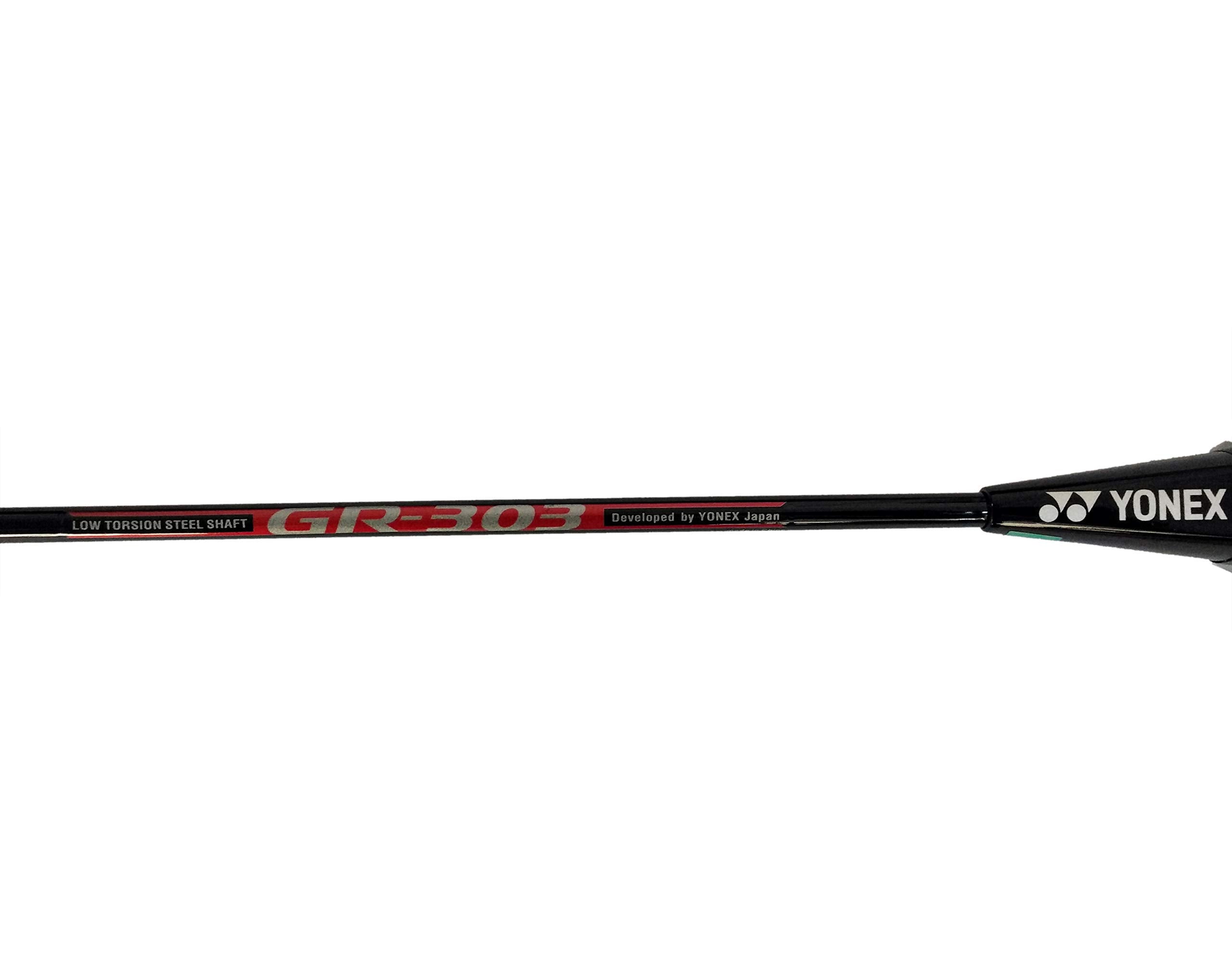 Yonex GR 303 Combo Badminton Racquet with Full Cover, Set of 2 (Black)