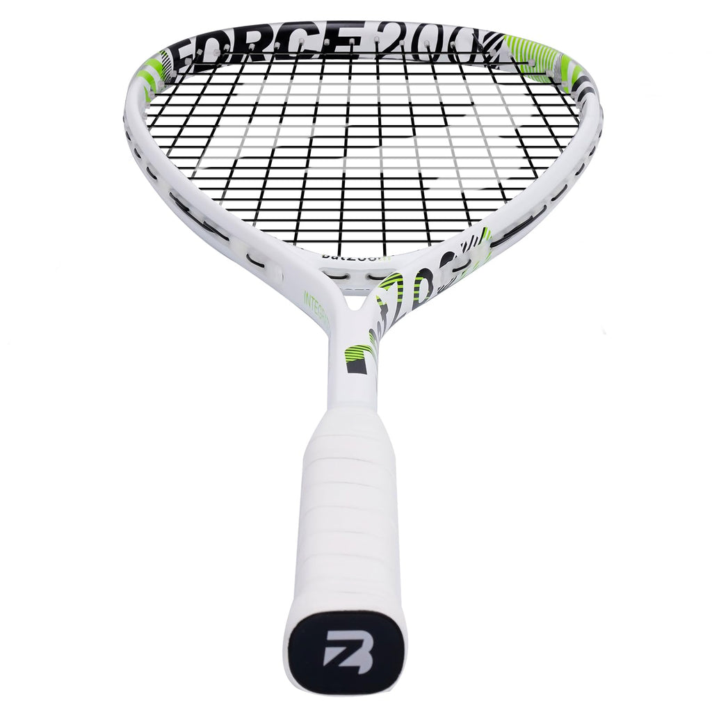 BatZoom Squash Racket for Beginners – Heavy Duty Training Squash Racquet for Adults, Pre-Strung with Comfortable Grip & Shock Absorption - Includes Carrying Bag