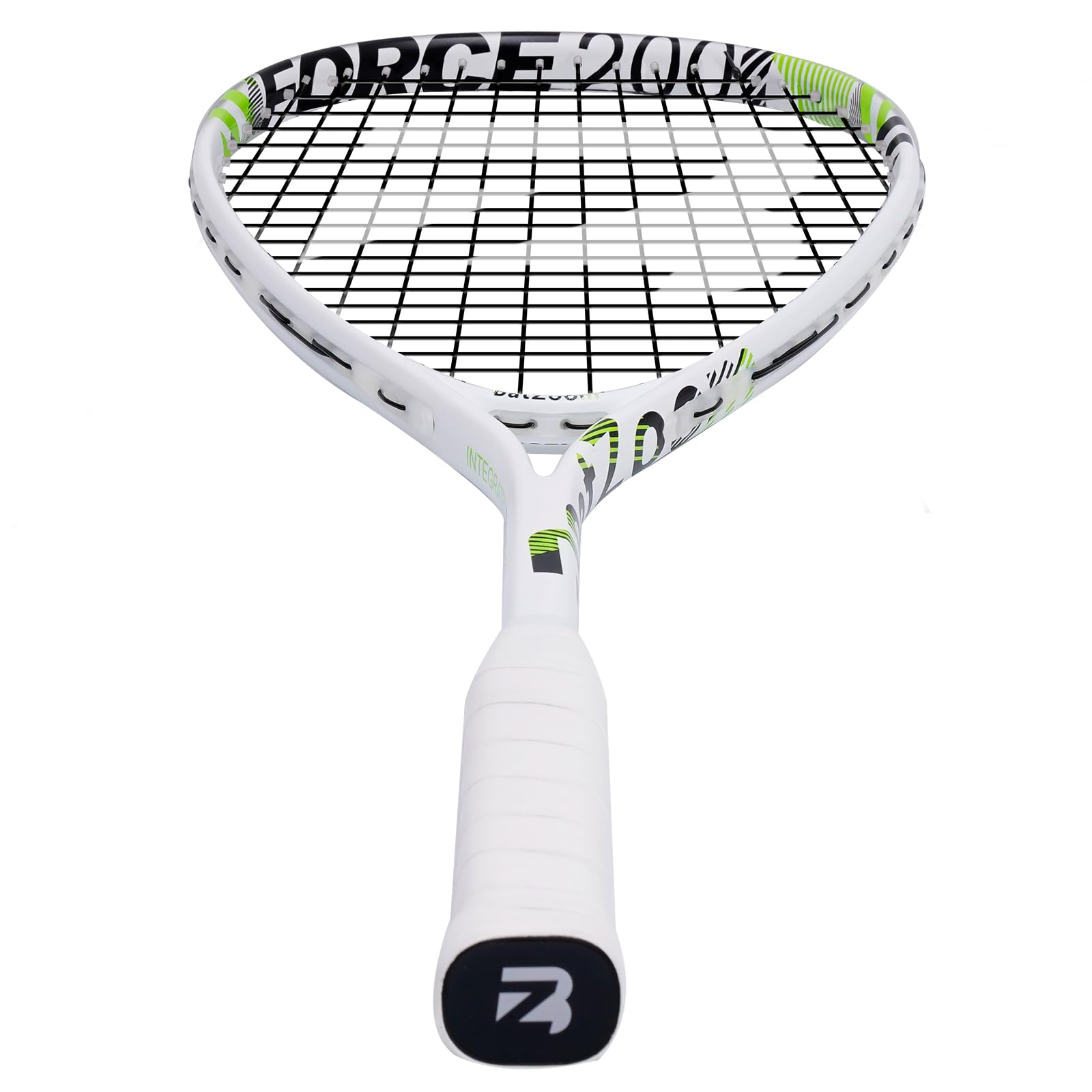 BatZoom Squash Racket for Beginners – Heavy Duty Training Squash Racquet for Adults, Pre-Strung with Comfortable Grip & Shock Absorption - Includes Carrying Bag