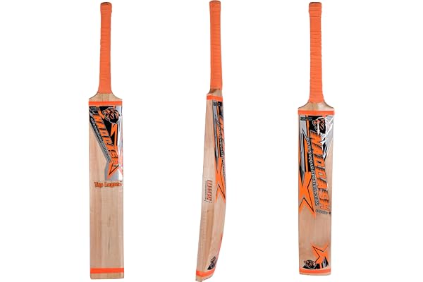 Kashmir Willow Leather Ball Cricket Bat, Adult