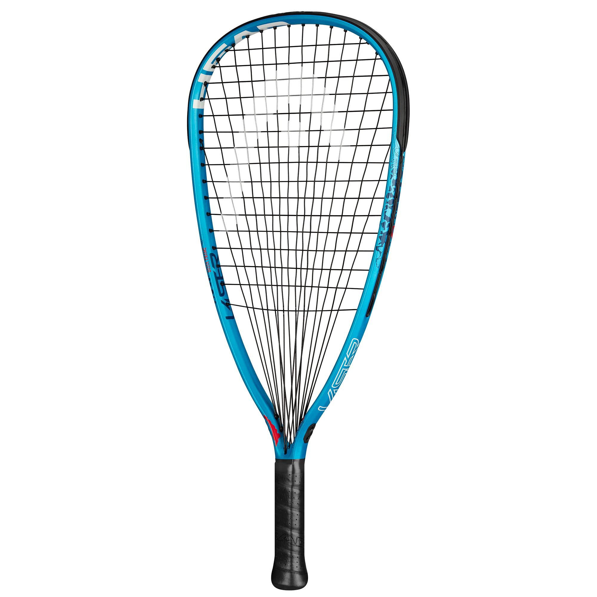 HEAD Laser Black & Blue Pre-Strung Racquetball Racquet