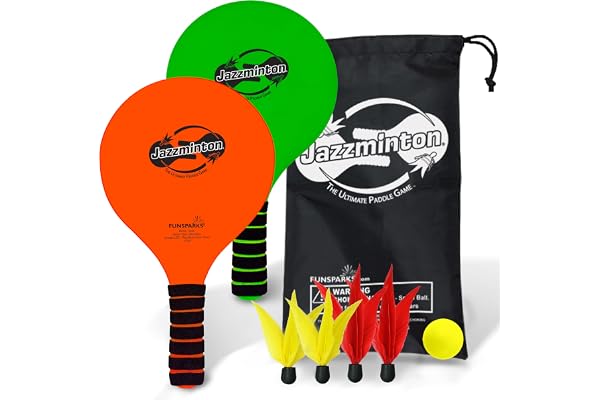 Jazzminton Select Paddle Ball Game with Carry Bag