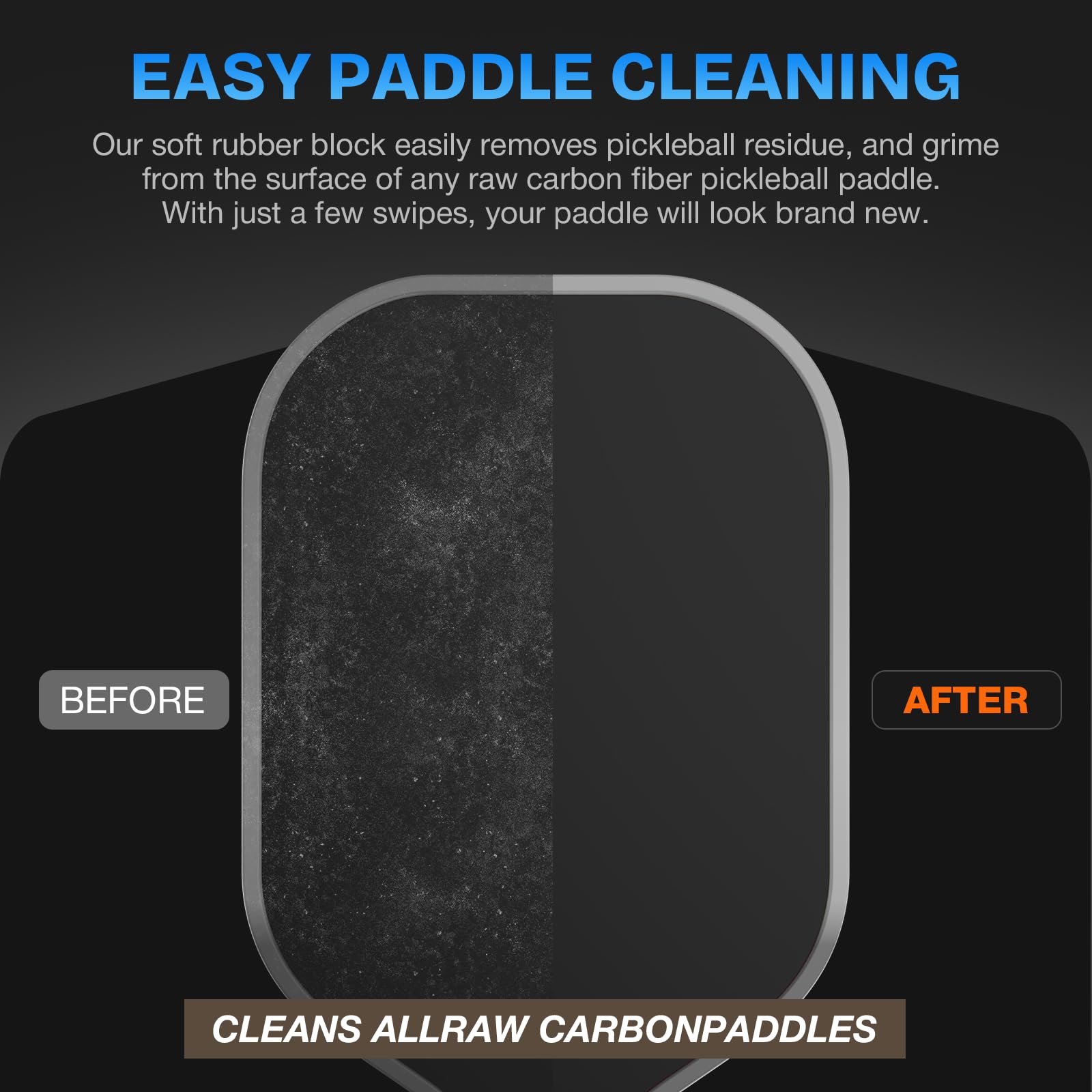 DGYGQ Pickleball Paddles - Professional Carbon Fiber Paddle with Honeycomb Core Pickleball Rackets - Lightweight Precision & Enhanced Shock Absorption for High Spin & Powerful Shots (Grey)