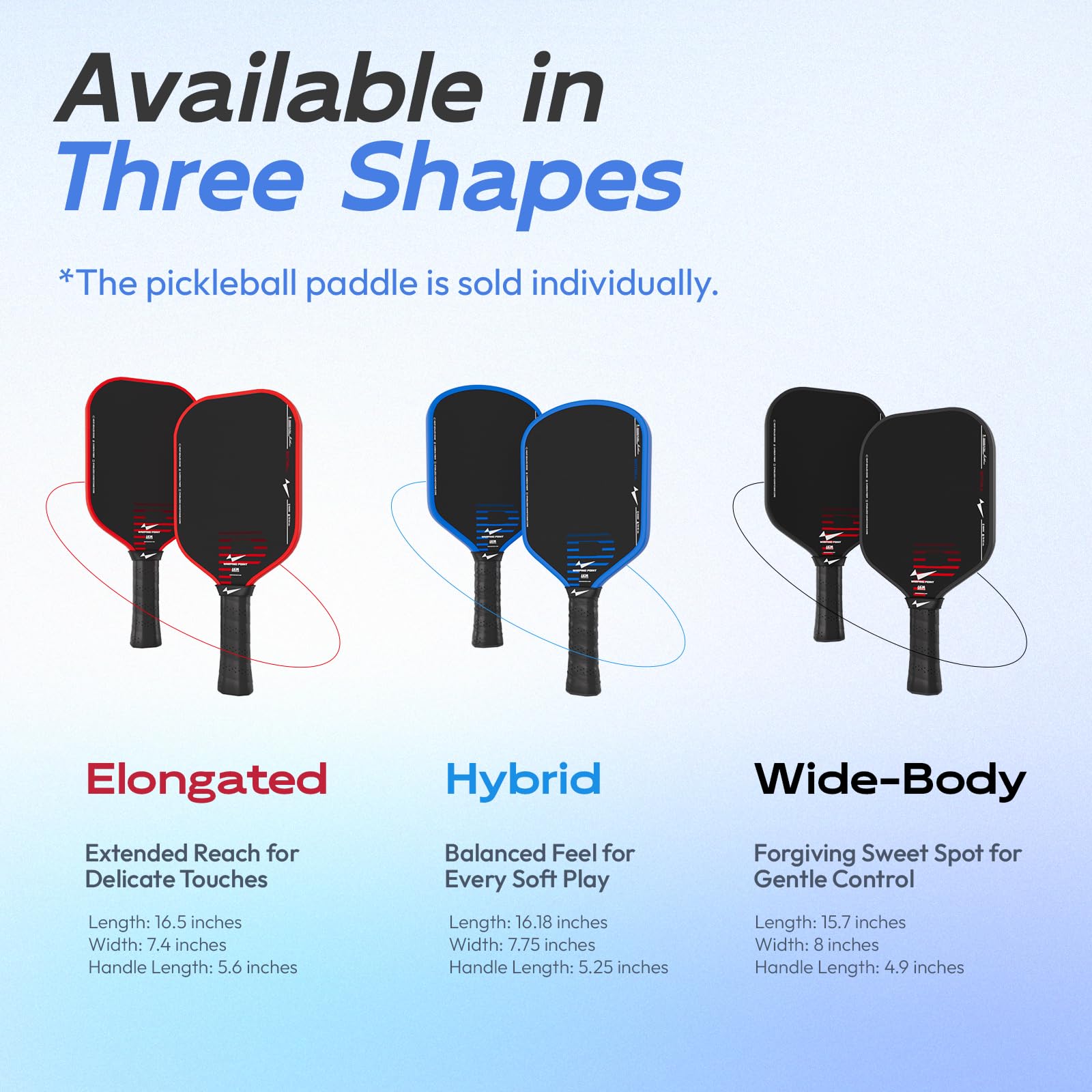 Warping Point Rhythm 16MM Pickleball Paddle, UPA-A Approved Carbon Fiber Paddle, Thermoformed Design with MaxCell Honeycomb Core, Design for Precision Control & Consistent Power