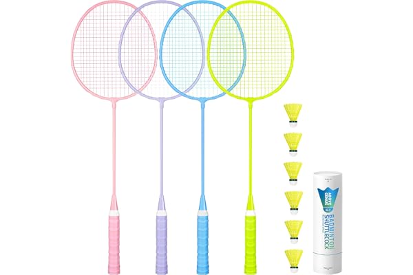 AboveGenius Badminton Set of 4/6 Pieces