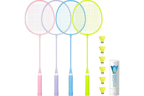 AboveGenius Badminton Set of 4/6 Pieces