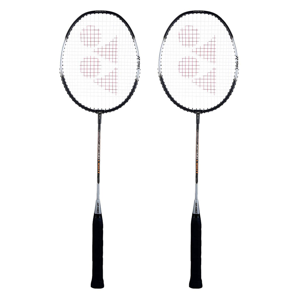 YONEX ZR 100 Light Aluminum Blend Badminton Racquet with Full Cover, Set of 2