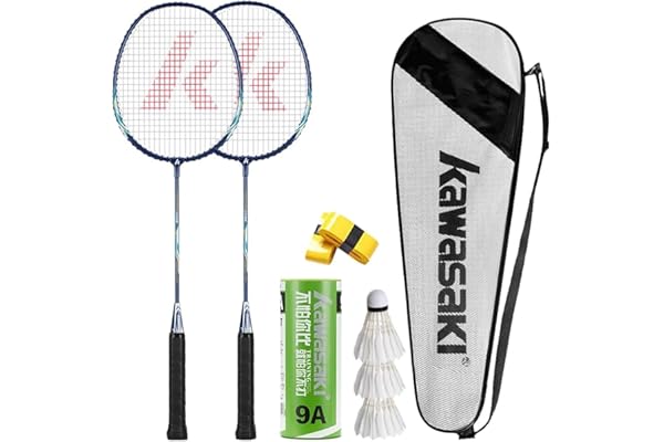 Kawasaki Badminton Set with 2 Rackets