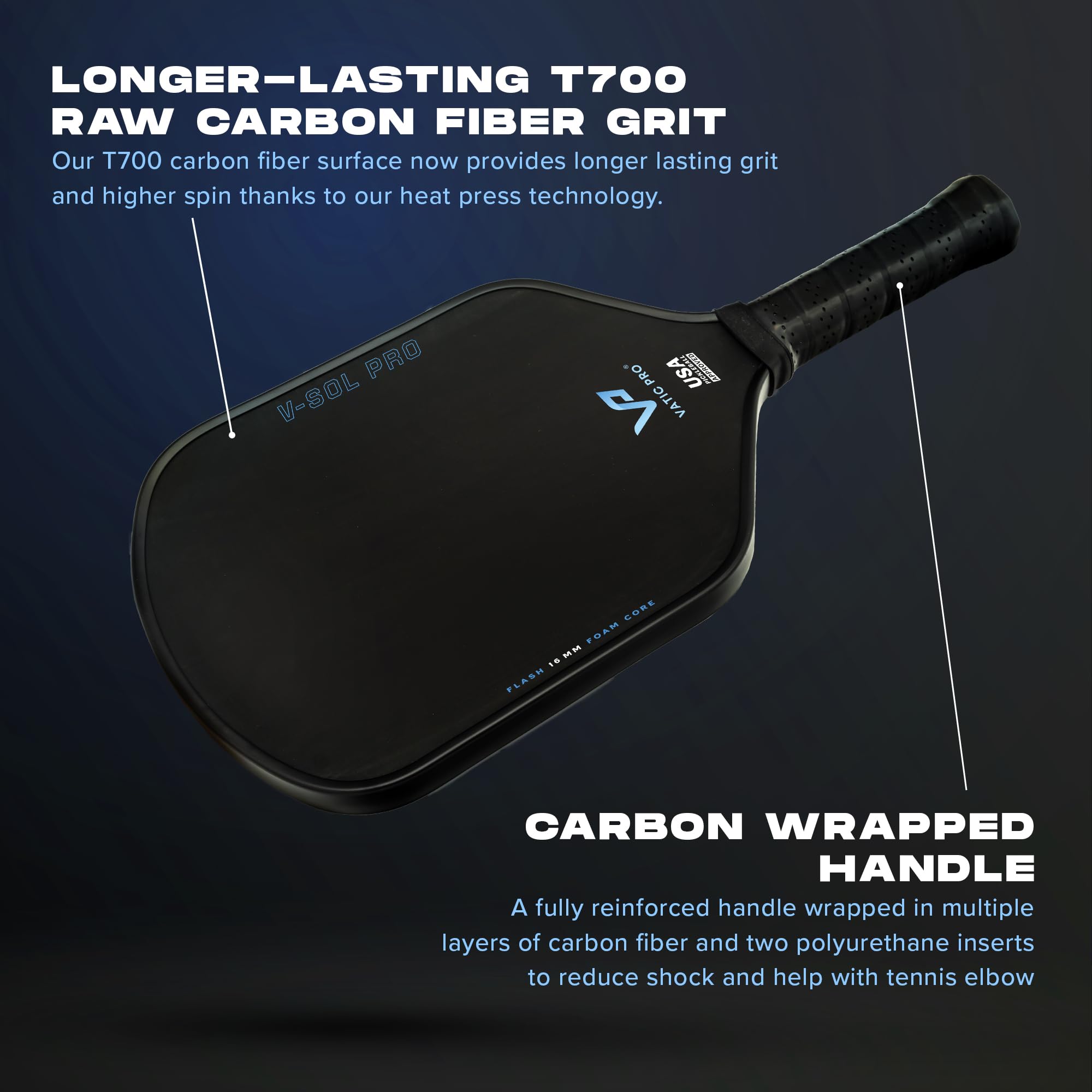 Vatic Pro - V-Sol Pro Flash - Foam Core - Includes Paddle Cover
