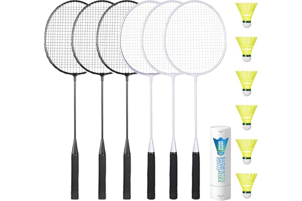 AboveGenius Badminton Rackets Set of 6/12
