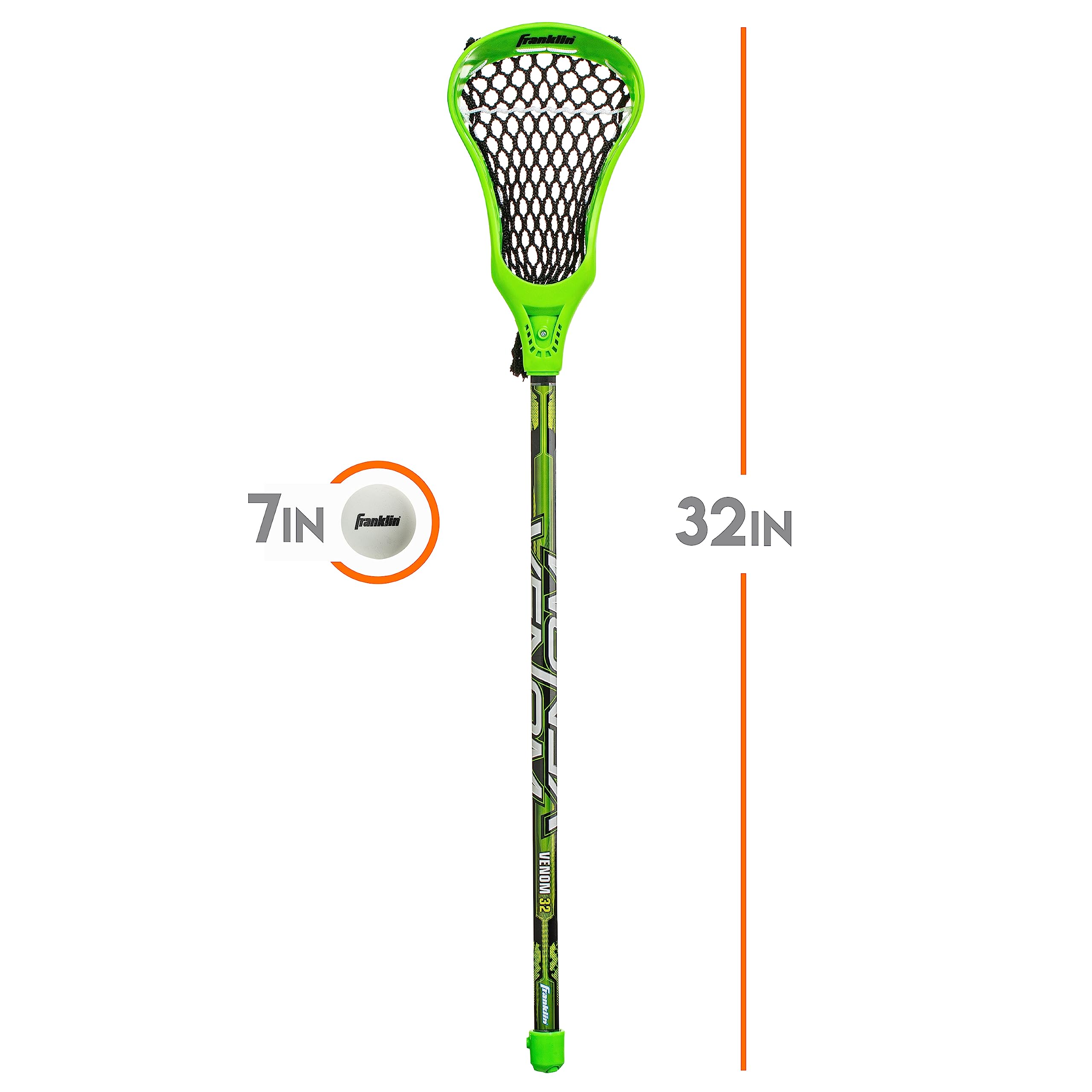 Franklin Sports Future Champs Youth Lacrosse Set - 32 In - Blue + Green