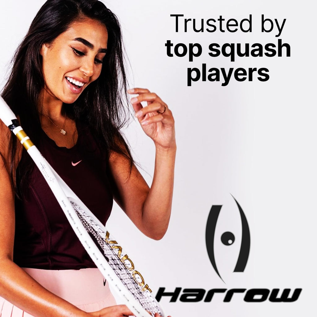 Harrow Junior 130 Squash Racquet (White/Pink/Purple)