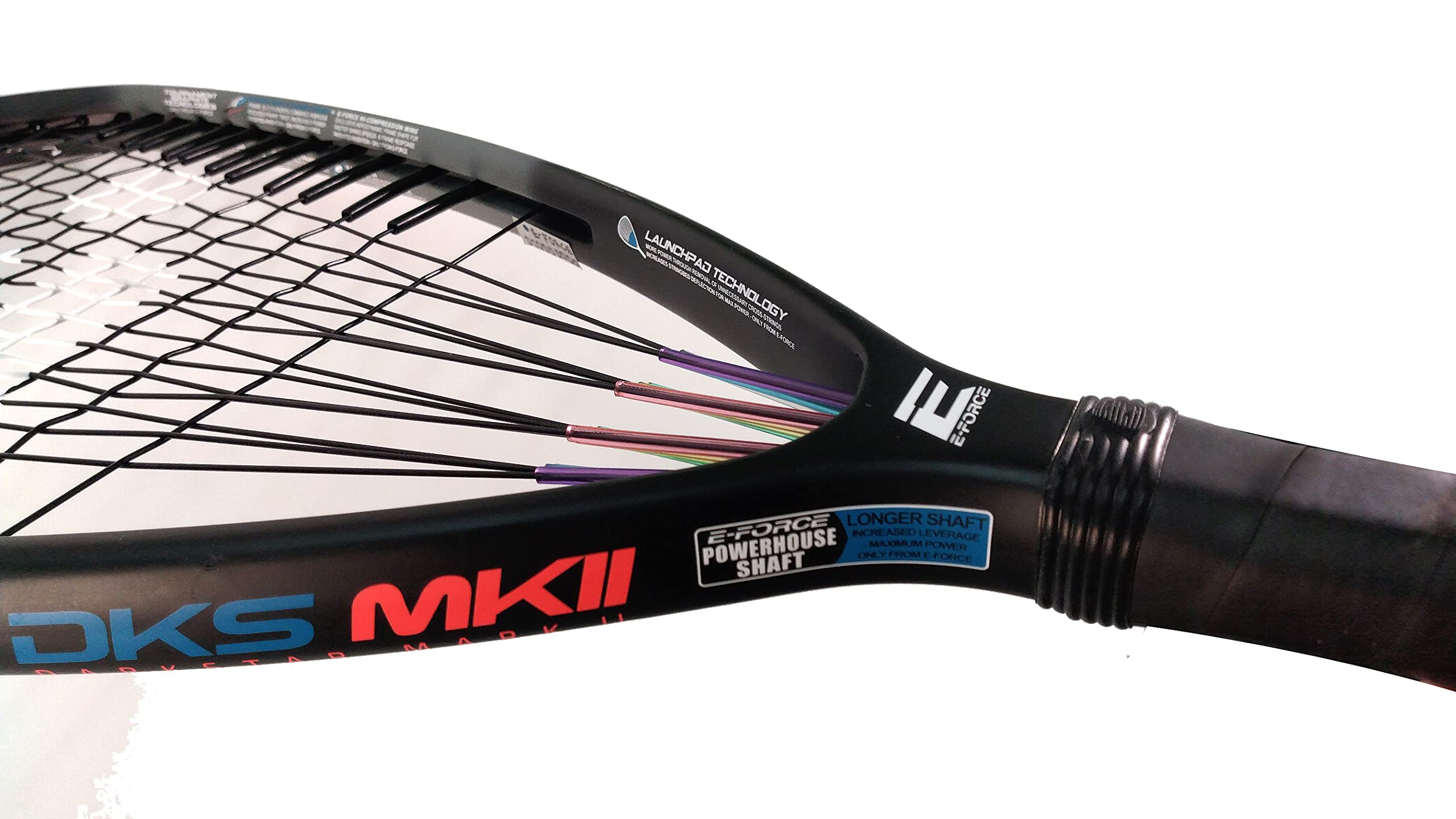 E-Force Dark Star Mark II 170 (DKS MK II) Racquetball Racquet, Grip 3 5/8