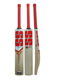SS Sunridges Sky Super Premium Cricket Kashmir Willow Leather Ball Cricket Bat - Adult Size - Short Handle (Bat Cover Included)