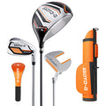 1GoTo-G 5 Pieces Kids Golf Clubs Set - Youth Golf Clubs Junior Set for Boys Girls Includes Carry Bag, 3# Fairway Wood, 7# Iron, Putter, Orange – Ages 3-5 – Right Hand