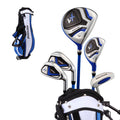 Precise X7 - Kids Complete Golf Club Set - Blue Ages 9-12, Right Hand