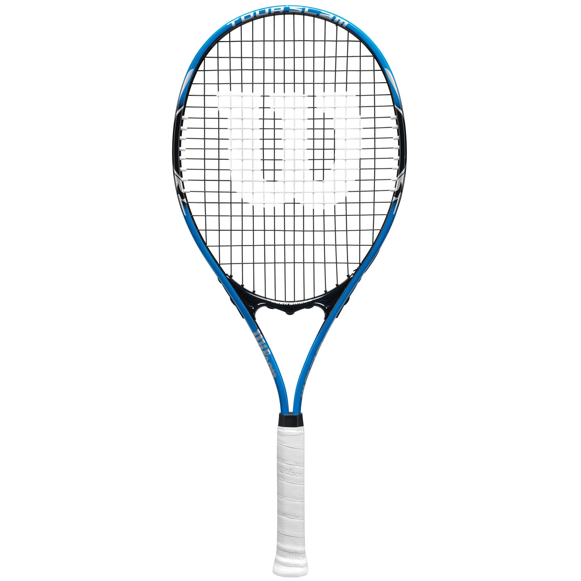 Wilson Tour Slam Lite Adult Recreational Tennis Racket - Grip Size 3 - 4 3/8", Blue/Black