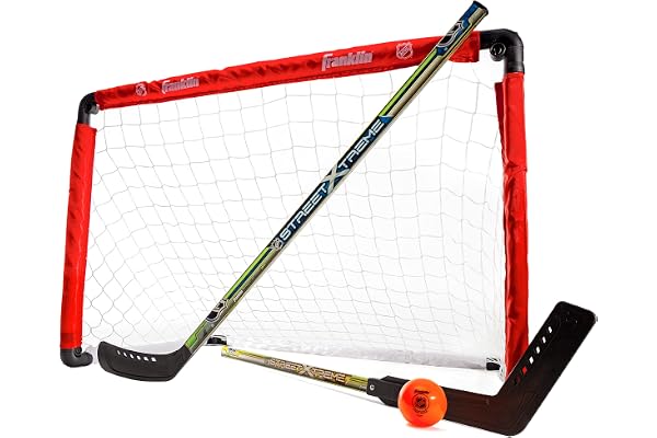 Franklin Sports NHL Goal and 2 Stick Set