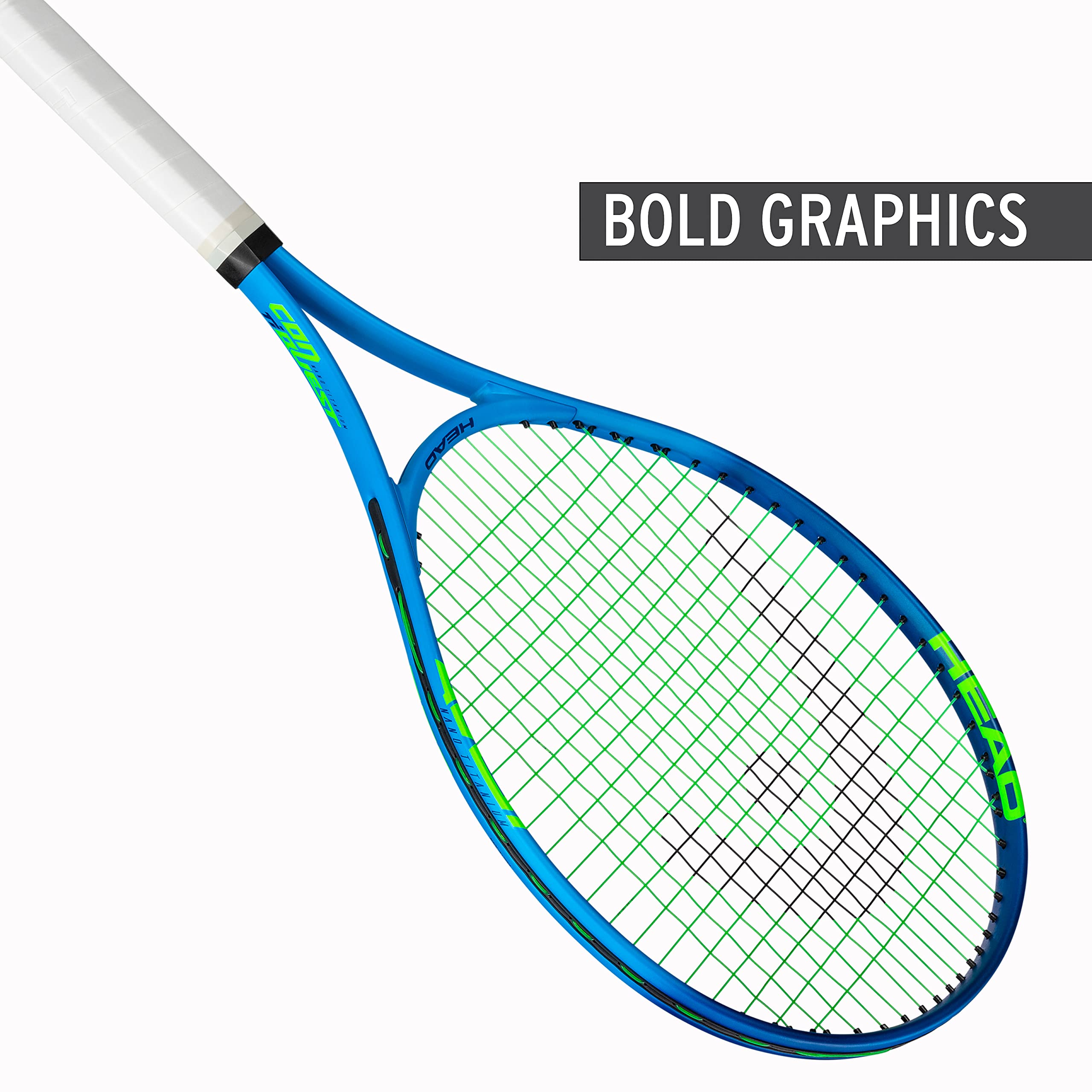 HEAD Ti. Conquest Tennis Racquet, 4 1/4" Grip