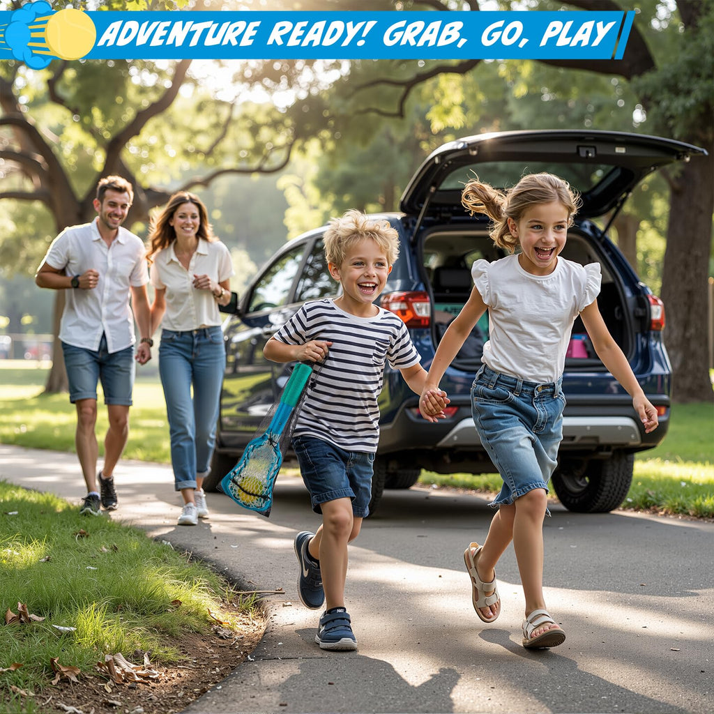Foayex Adjustable Mini Lacrosse Sticks Set Kids Outdoor Toys Ages 3-8