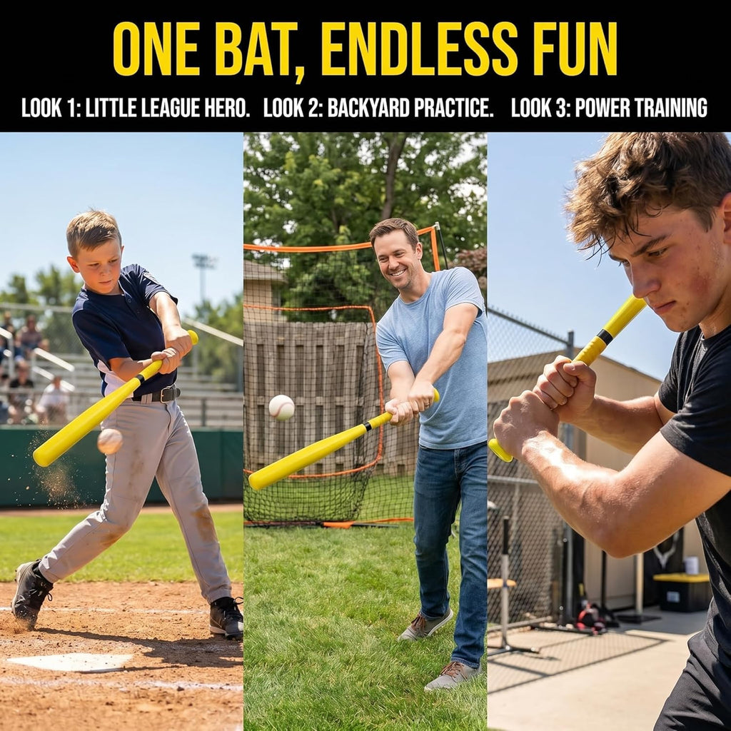Aluminum Baseball Bat, 28 Inch 35 Oz, Matte Black