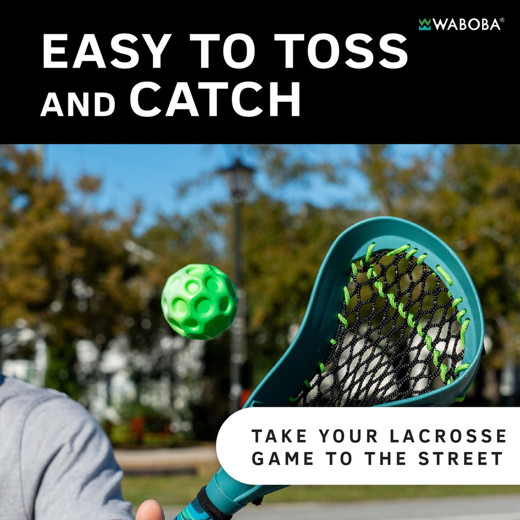 Waboba Mini Lacrosse Sticks, 17" Outdoor Practice Starter Set, Catch Game