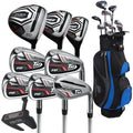 PGF Men's Gold TP Complete Golf Club Package Set [11-Pieces] [Hand: Right] [Length: Standard]